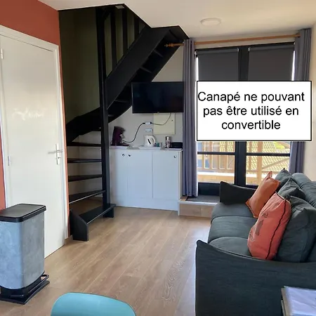 La Vue D'en , Duplex A La Naturelle Sur La Cote D'opale 公寓 维姆勒